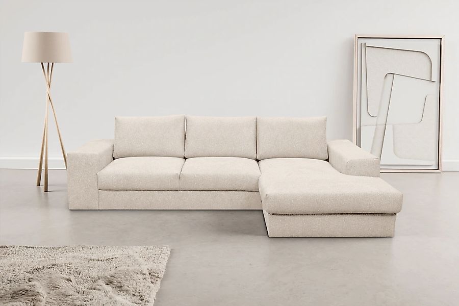 WERK2 Ecksofa "Rozzana Design Ecksofa mit hohem Komfort, zeitlos & elegant, günstig online kaufen