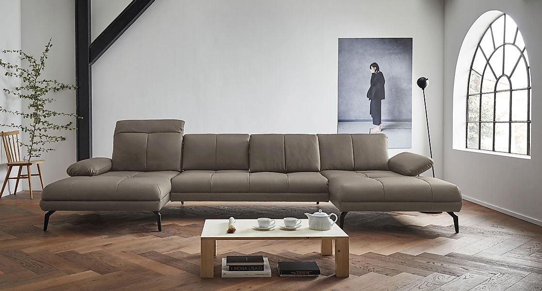 Home affaire Wohnlandschaft »Stenlille Multifunktions-Sofa, U-Form« incl. S günstig online kaufen