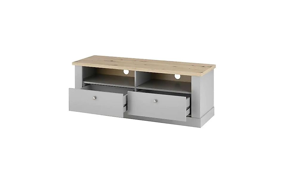 Wohnwand   ¦ grau ¦ Maße (cm): B: 330 H: 146 T: 44.0 Kommoden & Sideboards günstig online kaufen
