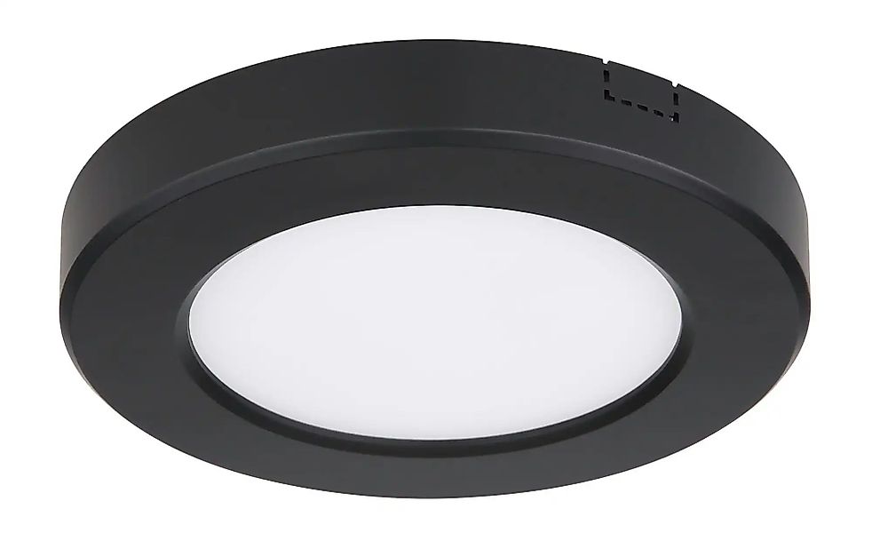 Globo Lighting Deckenleuchte   ¦ schwarz ¦ Maße (cm): B: 12,6 H: 1,8 T: 12. günstig online kaufen