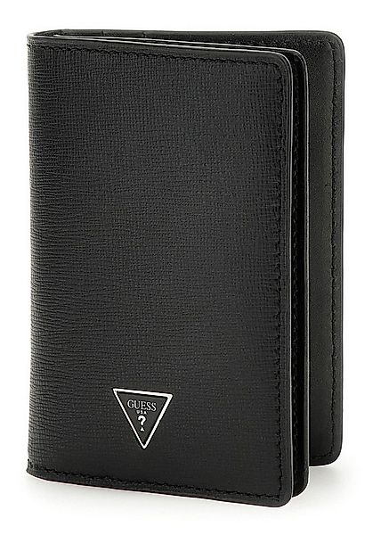 Guess Kartenetui Double Card Holder, aus echtem Leder mit RFID-Blocker Schu günstig online kaufen