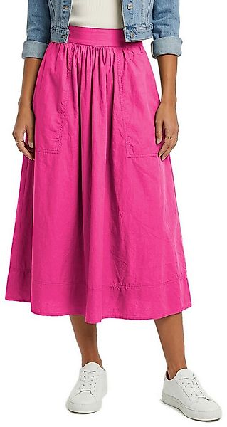 dy_mode A-Linien-Rock Damen Freizeit Rock Baumwolle Midi-Rock Faltenrock A- günstig online kaufen