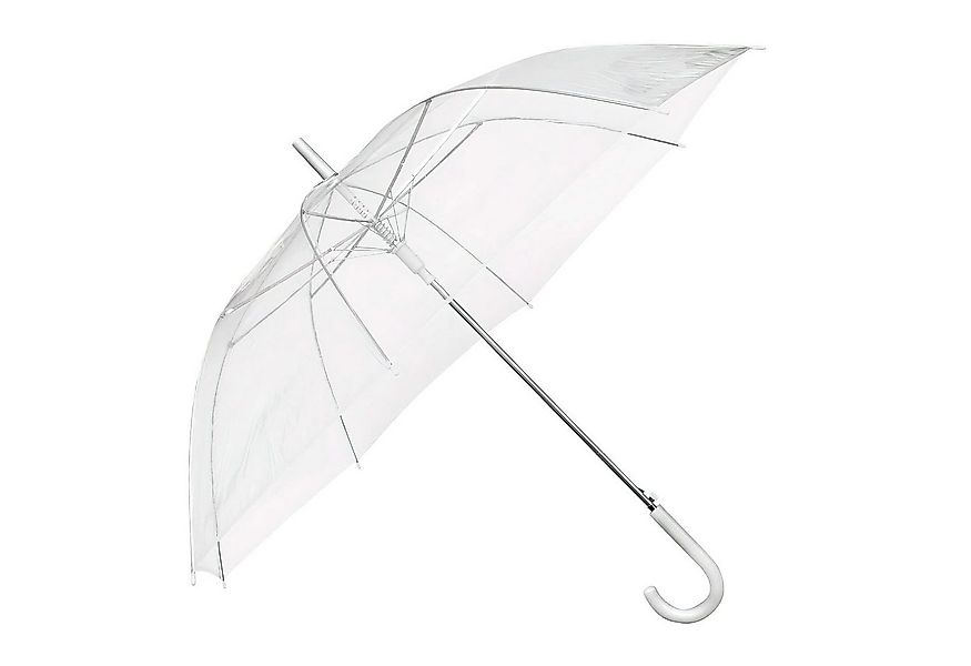 Goods+Gadgets Stockregenschirm Eleganter Regenschirm in transparent günstig online kaufen