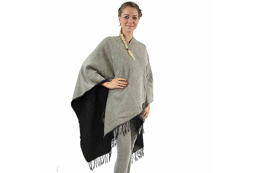 Antonio Poncho Antonio Wohlfühl-Poncho Damen Winter beige günstig online kaufen