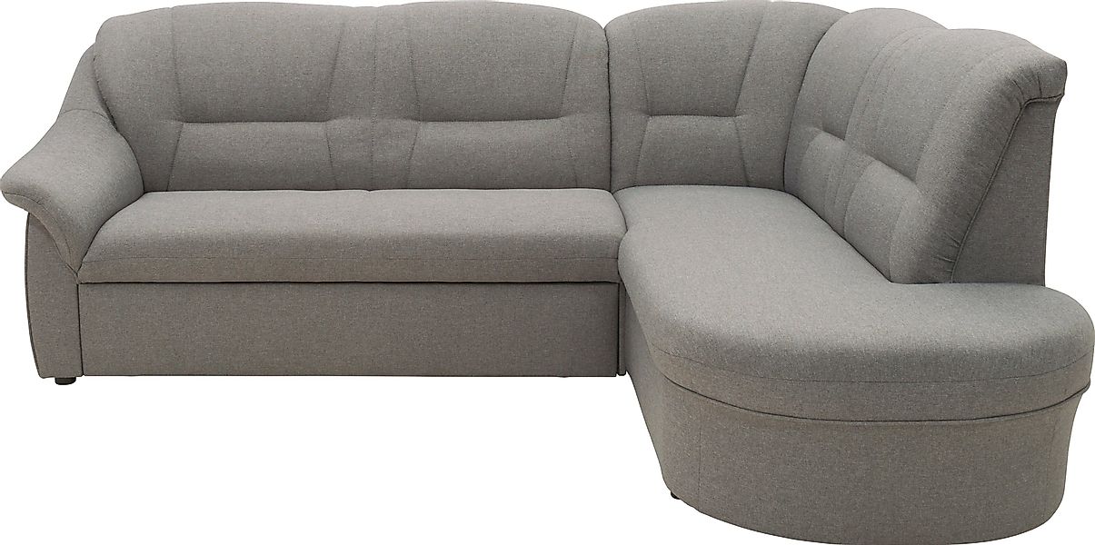 DOMO collection Ecksofa "Faenza für kleine Räume, Stellmaße 232x176cm, komf günstig online kaufen