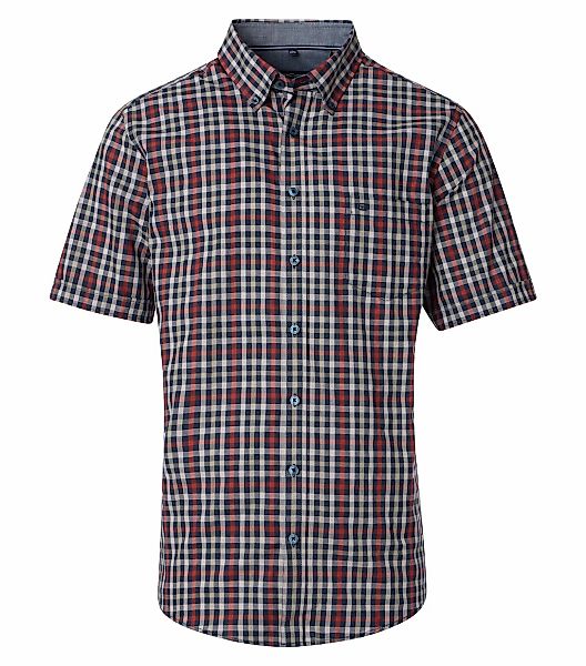 CASAMODA Kurzarmhemd "CASAMODA Freizeithemd Kurzarm kariert" günstig online kaufen