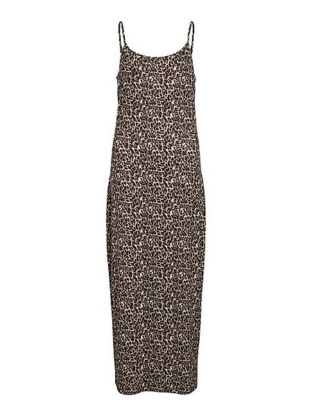 Vila Shirtkleid Tiermuster, Mittellang, Dünne Träger, Gerader Schnitt (lang günstig online kaufen