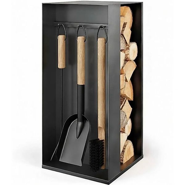 BLACK OAK Kaminbesteck ASPEN 4-Teilig – Kompaktes Kaminwerkzeug-Set aus Sta günstig online kaufen