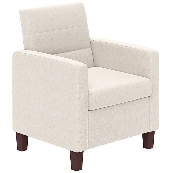 HOMCOM Sessel Loungesessel mit Armlehnen, Polstersessel mit Leinenoptik, Re günstig online kaufen