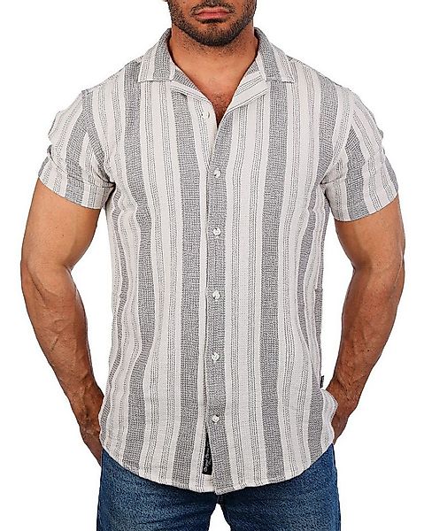 CARISMA Kurzarmhemd Herren Hemd trendig angenehm wertig grob gewebt 9287 Re günstig online kaufen