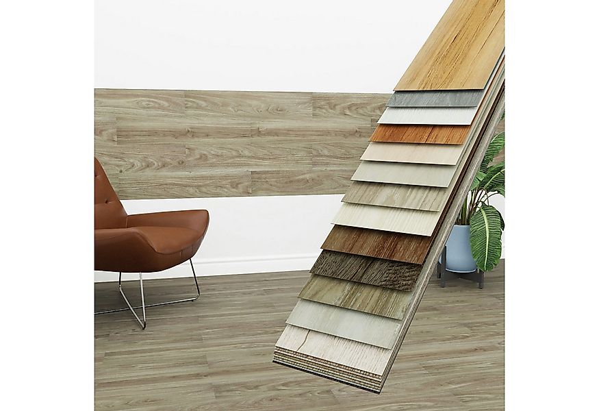 Hexim Vinylboden, Vinyldielen 0,97m² selbstklebend PVC Wandverkleidung Bode günstig online kaufen