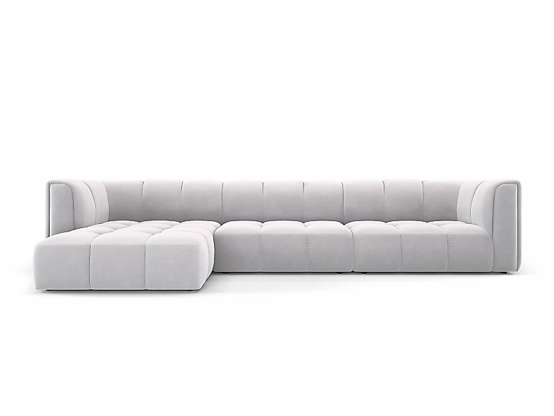 Milo Casa | Ecksofa Francesca Samt links 5-Sitzer günstig online kaufen