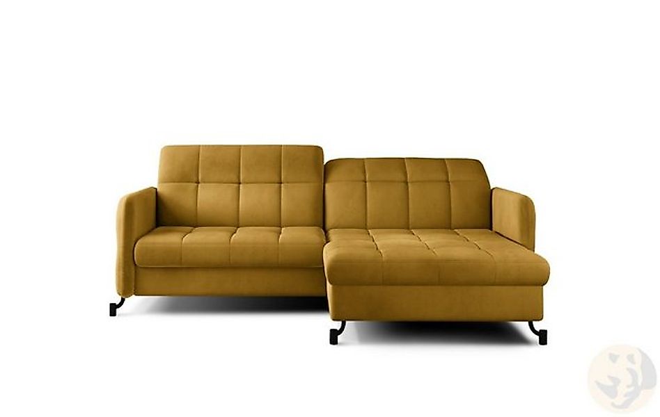 Friderik-EU Ecksofa LORA mit Schlaffunktion und Bettkasten, Mit Hocker wähl günstig online kaufen