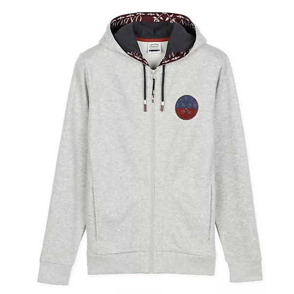 Oxbow N2 Scarto Sweatshirt Mit Reißverschluss S Medium Grey Heather günstig online kaufen