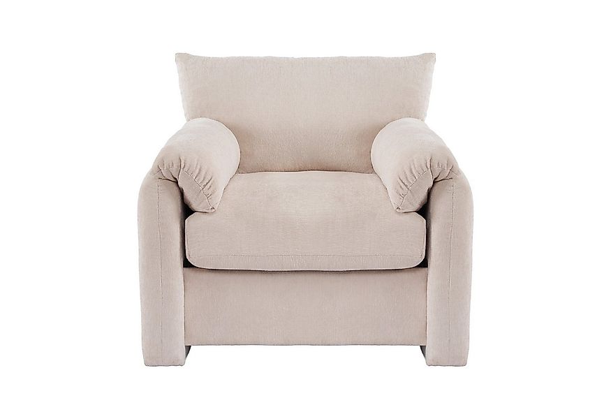 Merax Sessel Chenille-Stoff Einzelsessel mit extra dickem Kissen (96x82x84 günstig online kaufen