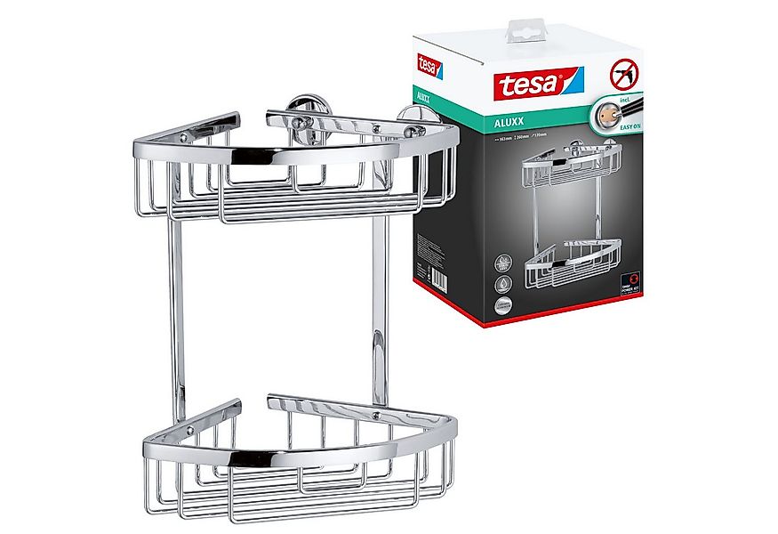 tesa Duschablage ALUXX Duscheckablagekorb ohne Bohren - 26,0 cm : 16,3 cm : günstig online kaufen