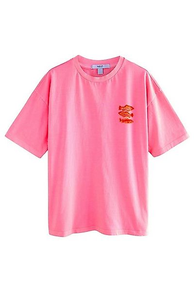Next T-Shirt Oversize Fit Rundhals-T-Shirt, Sardine Matchbox (1-tlg) günstig online kaufen