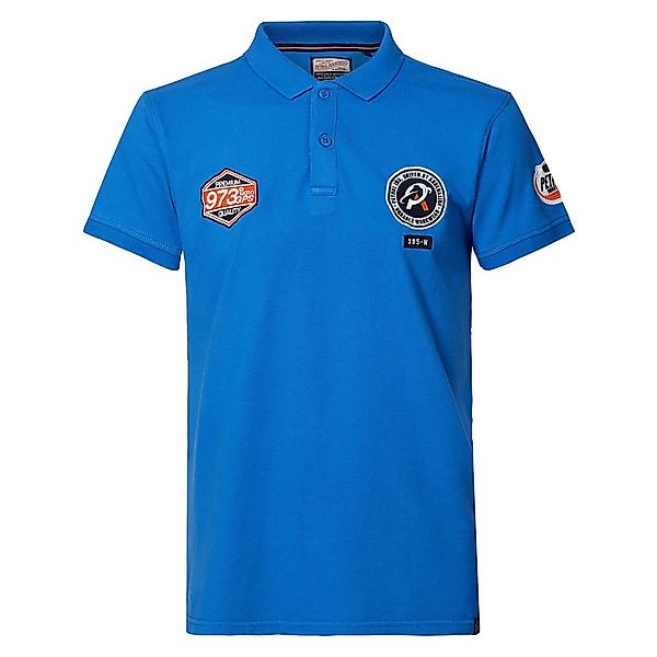 Petrol Industries Kurzarm Polo Shirt S Azure Blue günstig online kaufen