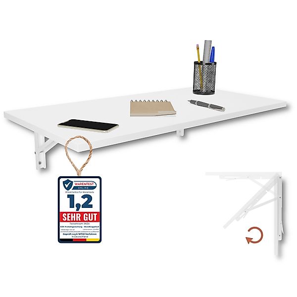 KDR Produktgestaltung Klapptisch 80x40 Wandklapptisch Esstisch günstig online kaufen