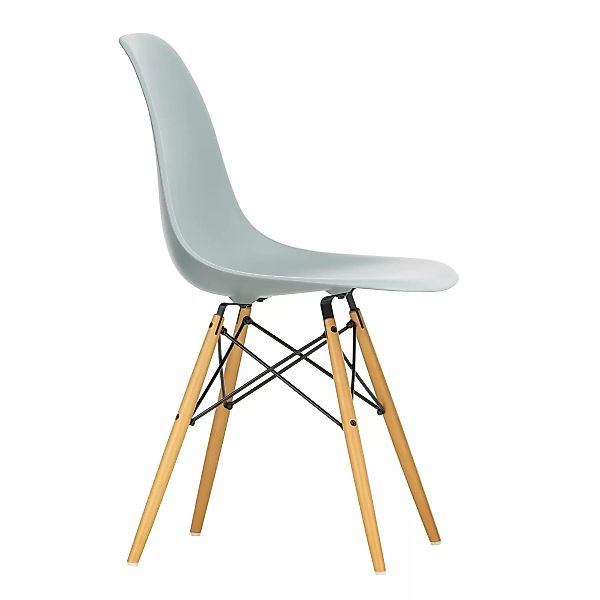 Vitra - Eames Plastic Side Chair DSW Ahorn gelblich - hellgrau/Sitzschale P günstig online kaufen