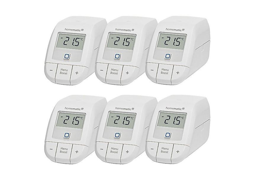 Homematic IP Heizkörperthermostat 6er Set Heizkörperthermostat basic, (6 St günstig online kaufen