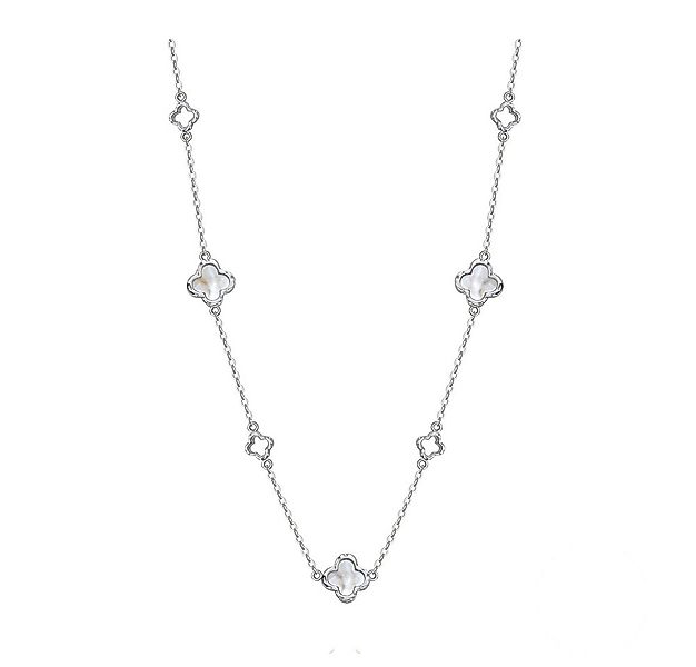 Suzan Gold Kette mit Anhänger AuroraLuck – Vergoldete 925 Silberkette mit P günstig online kaufen