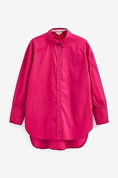 Next Langarmbluse Oversized-Langarmhemd aus Baumwolle (1-tlg) günstig online kaufen