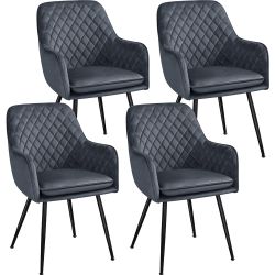 Yaheetech Esszimmerstuhl Küchenstühle (4 St), Stuhl-Set günstig online kaufen