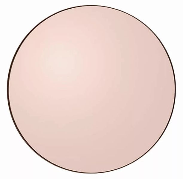 Wandspiegel Circum Large metall rosa / Ø 110 cm - AYTM - Rosa günstig online kaufen
