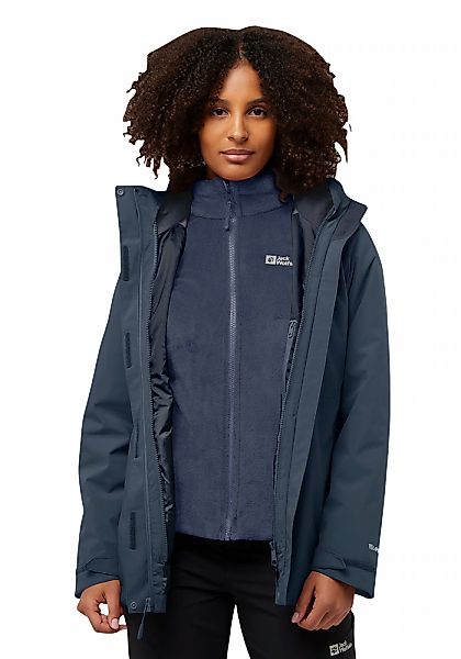 Jack Wolfskin 3-in-1-Funktionsjacke "ROTWAND 3IN1 JKT W", mit Kapuze günstig online kaufen