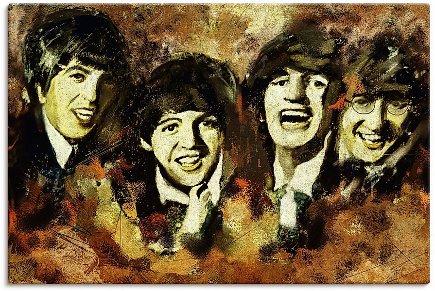 Artland Wandbild "Beatles", Bilder von berühmten Musikern, (1 St.), als Lei günstig online kaufen