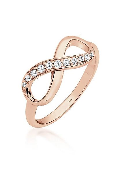Elli Fingerring Infinity Zirkonia Eye Catcher 925 Sterling Silber, Infinity günstig online kaufen