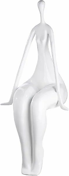 Casablanca by Gilde Dekofigur »Skulptur Kantensitzer Lady« günstig online kaufen