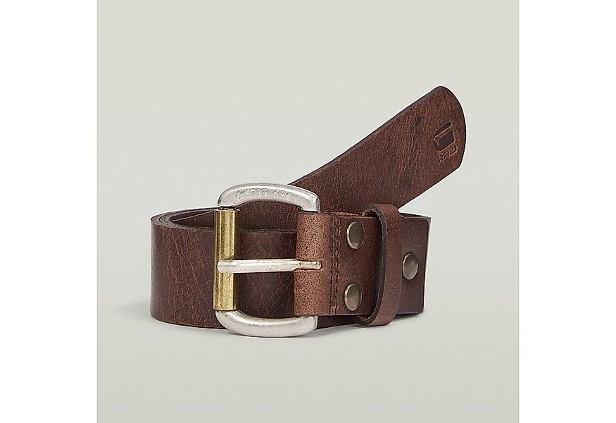 G-STAR Ledergürtel Dast belt mit Nieten verstärkt günstig online kaufen