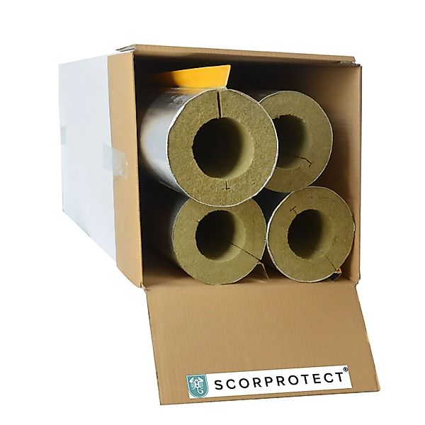 Scorprotect Karton Rohrisolierung Alu 89 MM X 40 MM günstig online kaufen