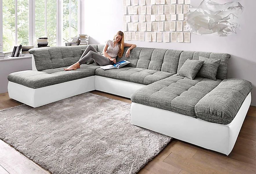 DOMO collection Wohnlandschaft "Moric U-Form auch in Cord", im XXL-Format, günstig online kaufen