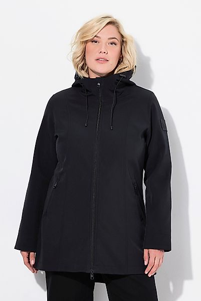 Ulla Popken Softshelljacke HYPRAR Long-Softshelljacke wasserabweisend günstig online kaufen