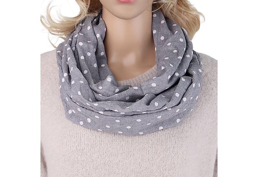 MIRROSI Loop Damen Schal mit Paisley Punkte Weich aus 100% Baumwolle, (ca. günstig online kaufen