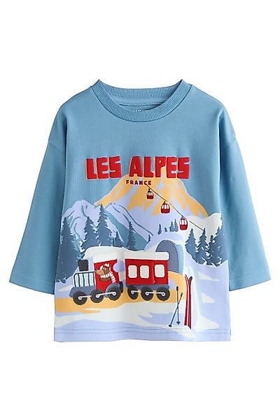 Next Langarmshirt Langärmeliges Shirt mit Applikation günstig online kaufen