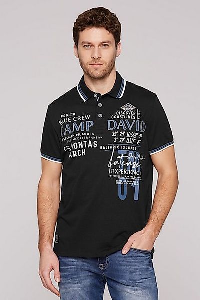 CAMP DAVID Poloshirt Poloshirt Kurzarmshirt (1-tlg., 1) günstig online kaufen
