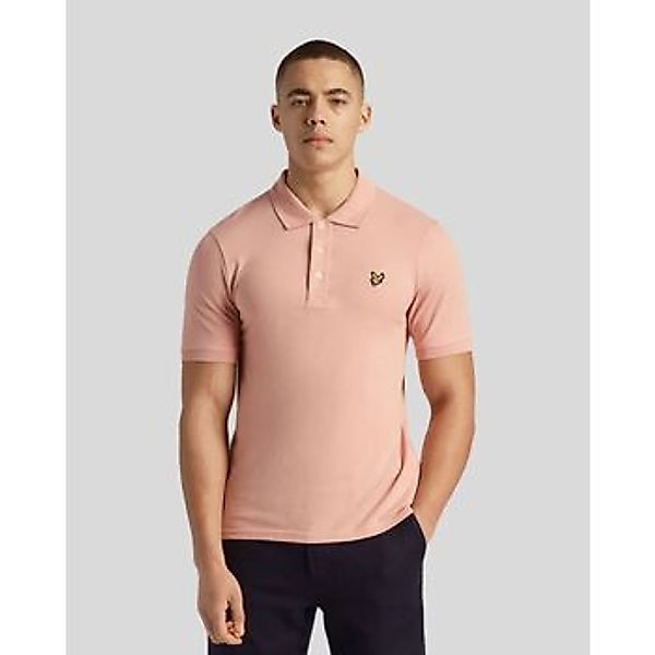 Lyle und Scott Polo Plain Rosa - Größe L günstig online kaufen