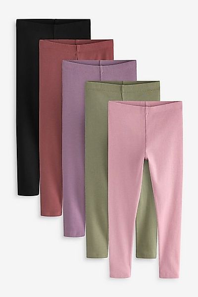 Next Leggings Gerippte Leggings im 5er-Pack günstig online kaufen