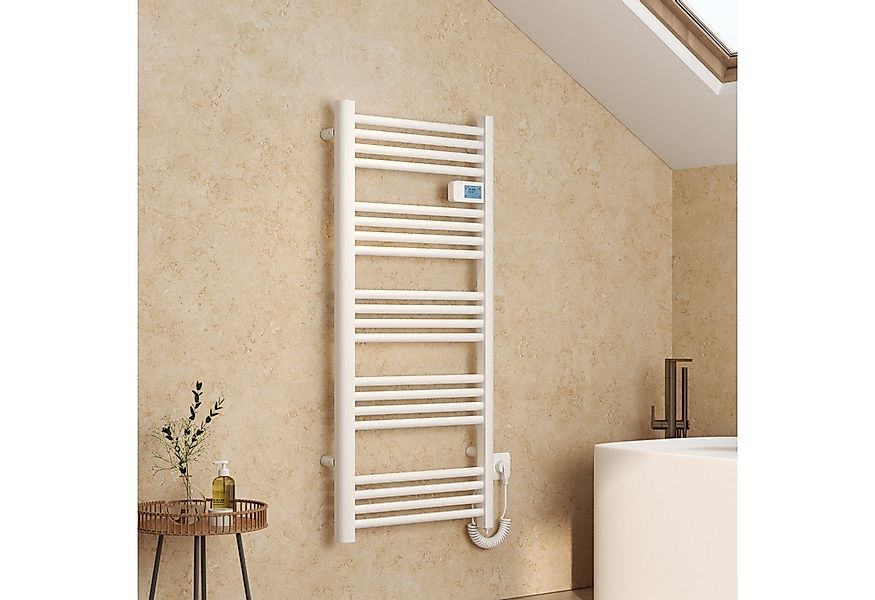 EMKE Elektrischer Badheizkörper 120x54 cm, Handtuchwärmer mit smart Thermos günstig online kaufen