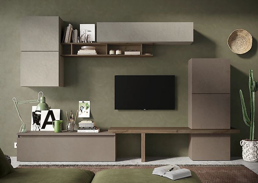 INOSIGN Wohnwand "Infinity, 9tlg. Breite 290 cm, Höhe variabel, Schrankwand günstig online kaufen