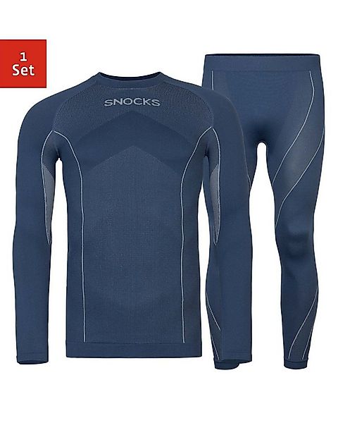 SNOCKS Thermounterhemd Thermounterwäsche mit Daumenloch für Herren (1-St) p günstig online kaufen