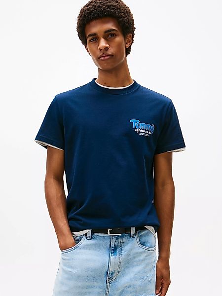 Tommy Jeans T-Shirt "FONT PLAY TEE", Slim fit mit Rundhalsausschnitt günstig online kaufen