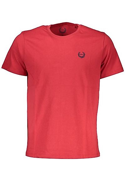 GIAN MARCO VENTURI T-Shirt Herren Kurzarm T-Shirt in Rot mit Rundhals und günstig online kaufen
