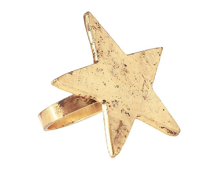 Viana Weihnachtsmann Goldene Stern Serviettenringe Antik Metall für Weihnac günstig online kaufen