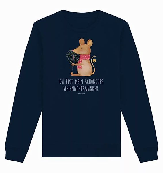 Mr. & Mrs. Panda Longpullover Maus Weihnachten Größe S - French Navy - Gesc günstig online kaufen