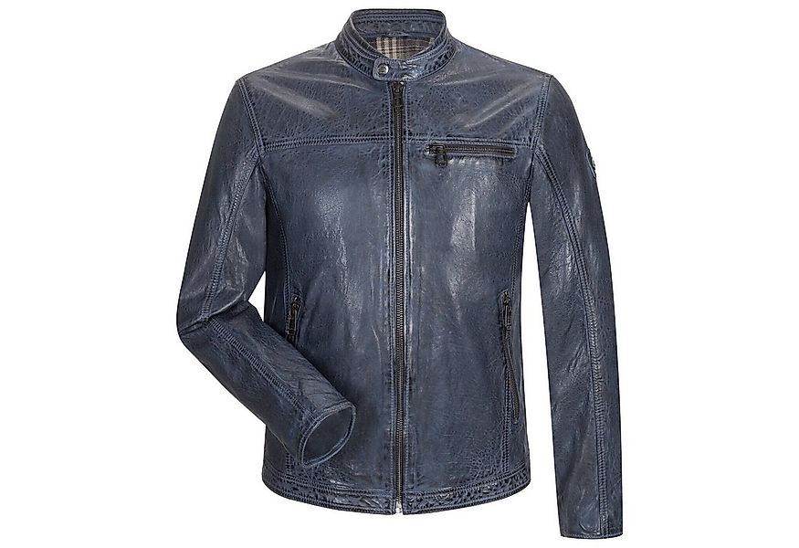 Milestone Lederjacke Herrenjacke aus Lammnappa Leder mit leichter Fütterung günstig online kaufen